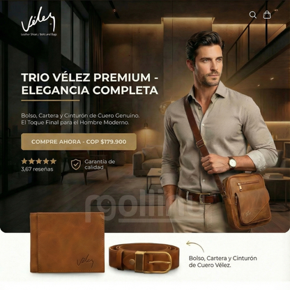 👜 TRÍO PARA HOMBRE - COMPRA 1 Y LLÉVATE 3 🔥